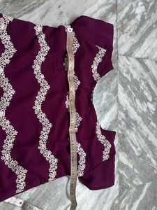 Designer Purple Kurta Set