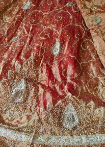 Multicolor Embroidered Skirt &amp; Dupatta (Women's)