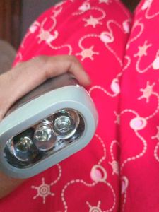 Hand crack dynamo led flash light