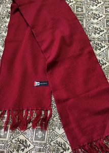 Maroon Red muffler In Full Size