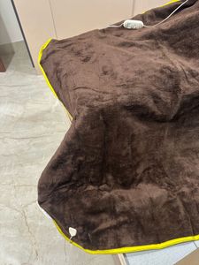 Heated Double Brown Blanket or Bed Warmer