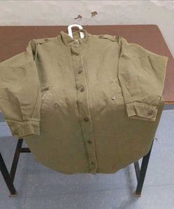 Green Casual Utility Jacket