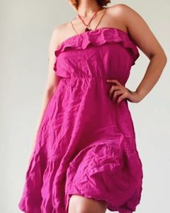 Barbie Ruffle Balloon Dress