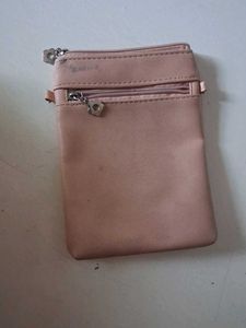 Cute Pink Cat Pouch Bag