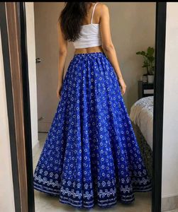 Combo of 2 Bohemian Tiered Maxi Skirts