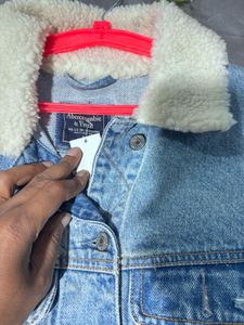 Abercrombie &amp; Fitch Jacket with Sherpa Collar