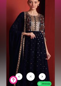 NEERUS Women Black Colour Suit Set Size XL