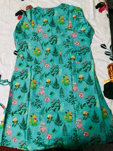 Vibrant Floral Print Kurta Set