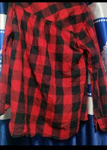 Red &amp; Black Checkered Shirt