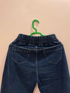 Dark Wash High-Waisted Denim Jeans
