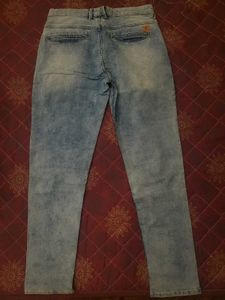 Stylish Light Wash Denim Jeans