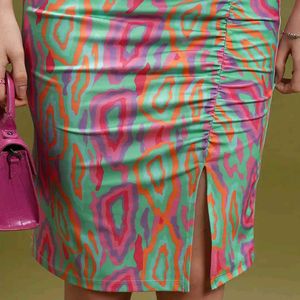 Y2K Halter Neck Ruched Mini Dress