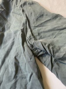Green V-Neck Top