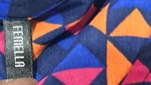 Vibrant Geometric Print Sleeveless Top