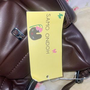Samo Ondoh Dark Brown Shoulder Bag