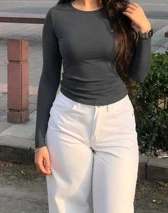 Chic Long Sleeve Ruched Top