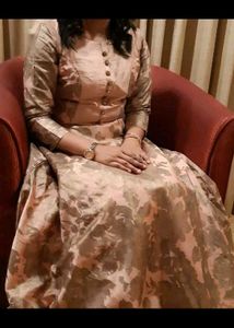 Elegant Brocade Ethnic Gown