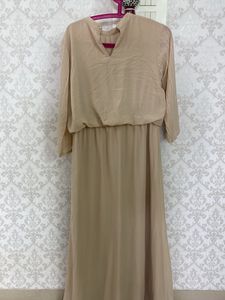 Hand Work Embroidery Straight Gown