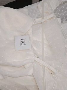 Elegant White Strapless Dress