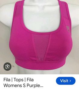 Vibrant Pink Athletic Sports Bra