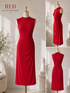 Savana(All new)Red Sleeveless Dress