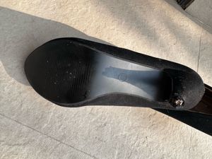 Black Suede Ballet Flats