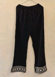 Elegant Black Embroidered Kurta Set