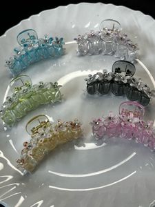 Floral Hair Claw Clip - Assorted Colors
