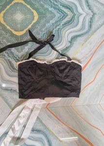 Chic Halterneck Corset Top
