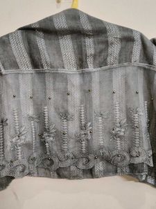 pearl and beads hijab duppta