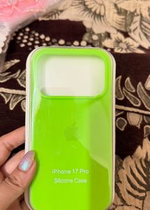 New Neon Green iPhone 17 Pro Silicone Case
