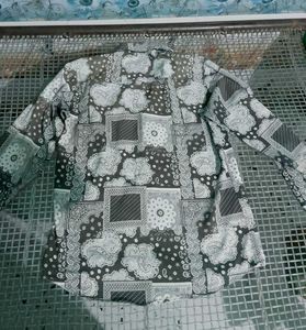 Men's Stylish Bandana Print Shirt
