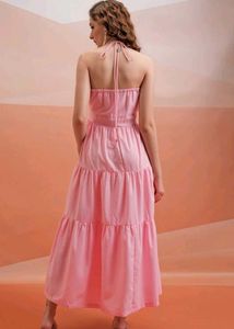 Stylish pink gown
