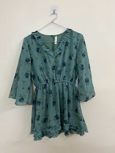 Flowy Floral Mini Dress