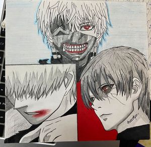 Ken Kaneki fan art sketch
