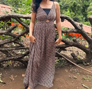 Patterned Maxi Sundress