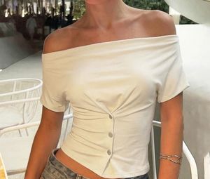 Cowl Neck Button Up Top