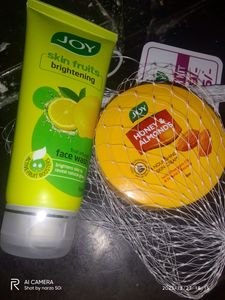 Combo Of Joy Skin Fruit Facewash &amp; Cream