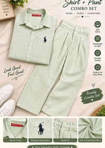 Stylish Striped Shirt &amp; Pant Set