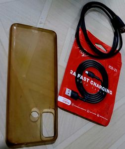 Fast Charger Data Cable1&amp; 2Mobile Cover 1