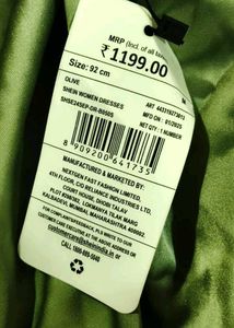 Chic Satin Green Mini Dress