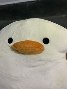 Cute Round White Duck Plush Toy