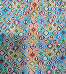 Vibrant Geometric Print Dupatta