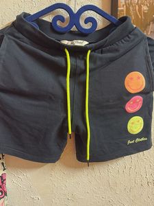 Crop Top &amp; Smiley Shorts Set