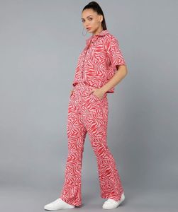 Trendy Zebra Print Co-ord Set