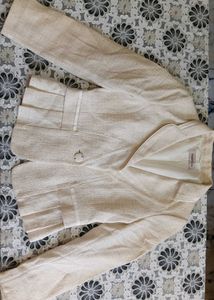 Teresia Textured Ivory Tweed Blazer