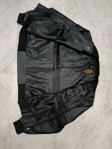 Women's Black Faux Leather Stylish Jacket