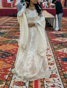 White Embellished Lehenga Choli