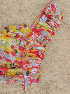 Flowy Floral One-Shoulder Top