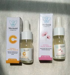 Mermaid Retinol And Vitamin C Serum Combo